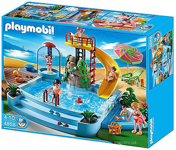 Фото Playmobil Дитячий басейн з гіркою (4858)