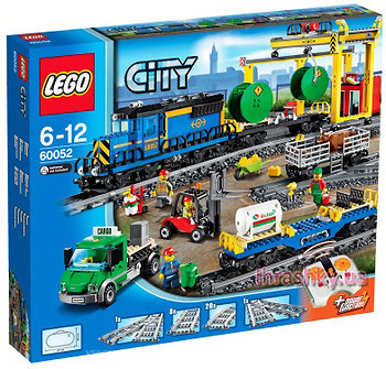 Фото LEGO City Вантажний поїзд (60052)