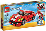 Фото LEGO Creator Гучноголоса міць Червоний автомобіль (31024)