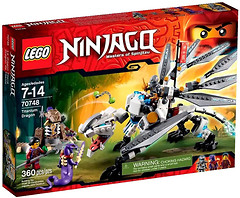 Фото LEGO Ninjago Титановий дракон (70748)