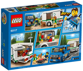 Фото LEGO City Фургон и дом на колесах (60117)
