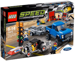 Фото LEGO Speed Champions Ford F-150 Raptor & Ford Model A Hot Rod (75875)