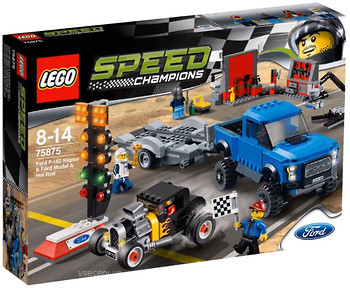 Фото LEGO Speed Champions Ford F-150 Raptor & Ford Model A Hot Rod (75875)