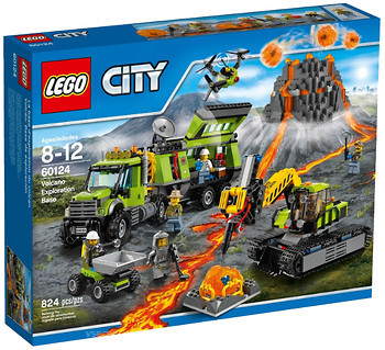 Фото LEGO City База дослідників вулканів (60124)