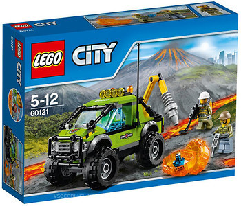 Фото LEGO City Вантажівка дослідників вулканів (60121)