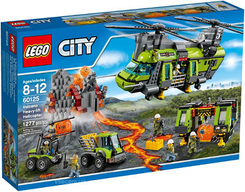 Фото LEGO City Гелікоптер для важких вантажів (60125)