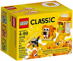 Фото LEGO Classic Оранжевый набор для творчества (10709)