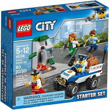 Фото LEGO City Набор для начинающих Полиция (60136)