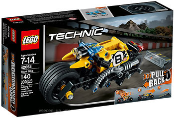 Фото LEGO Technic Мотоцикл для трюків (42058)