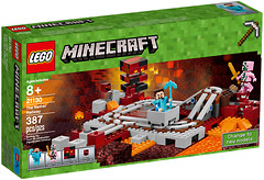 Фото LEGO Minecraft Підземна залізна дорога (21130)