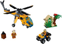 Фото LEGO City Вантажний гелікоптер дослідників джунглів (60158)