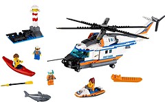 Фото LEGO City Надпотужний рятувальний гелікоптер (60166)