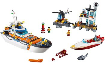 Фото LEGO City Штаб берегової охорони (60167)
