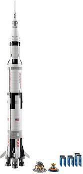 Фото LEGO Ideas Ракетно-космічна система НАСА Сатурн-5-Аполлон (21309)