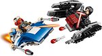 Фото LEGO Star Wars Микроистребители A-Wing против TIE Silencer Microfighter (75196)