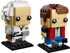 Фото LEGO BrickHeadz Марти Макфлай и Доктор Браун (41611)