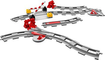 Фото LEGO Duplo Железнодорожные рельсы (10882)