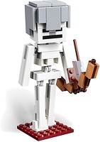 Фото LEGO Minecraft Скелет і лавовий куб (21150)