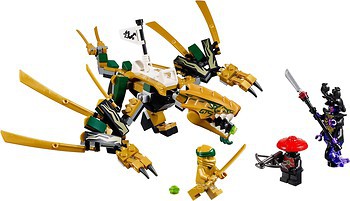 Фото LEGO Ninjago Золотий дракон (70666)