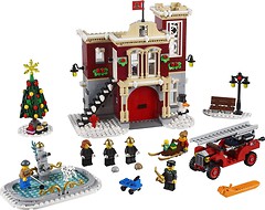 Фото LEGO Creator Новорічна Пожежна Станція (10263)