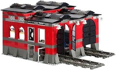 Фото LEGO Classic Ремонтне депо поїздів (10027)
