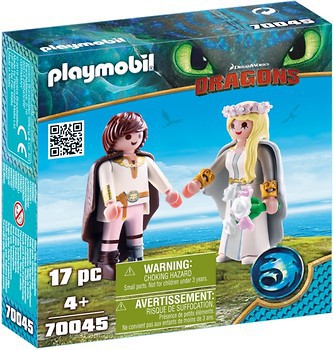 Фото Playmobil Дракони Іккінг і Астрід молодята (70045)