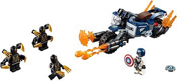 Фото LEGO Marvel Капітан Америка Атака Аутрайдеров (76123)