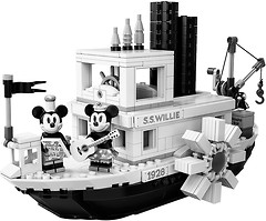 Фото LEGO Disney Пароплав Віллі (21317)