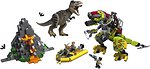 Фото LEGO Jurassic World Бій тиранозавра і робота динозавра (75938)