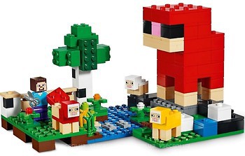 Фото LEGO Minecraft Ферма вовни (21153)