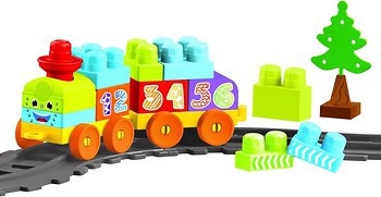 Фото Wader Baby Blocks Train Set Конструктор 36 елементів (41460)
