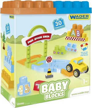 Фото Wader Baby Blocks Конструктор 30 елементів (41440)