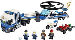 Фото LEGO City Поліцейський вертолітний транспорт (60244)