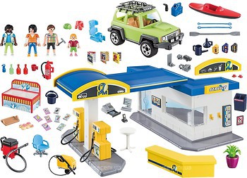 Фото Playmobil City Life Заправна станція (70201)