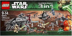 Фото LEGO Star Wars Суперпак 3 в 1 Звездные Войны (66473)