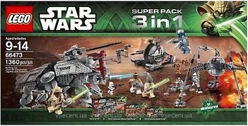 Фото LEGO Star Wars Суперпак 3 в 1 Зоряні Війни (66473)