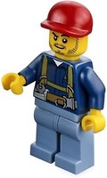 Фото LEGO City Miner - Shirt with Harness and Wrench (cty0333)