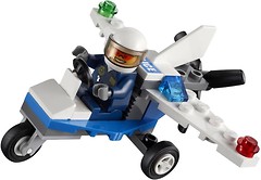 Фото LEGO City Поліцейський аероплан (30018)