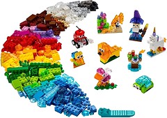 Фото LEGO Classic Креативні прозорі цеглини (11013)