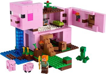 Фото LEGO Minecraft Будинок-свиня (21170)