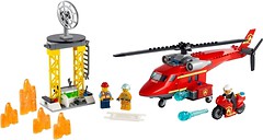 Фото LEGO City Рятувальний пожежний гелікоптер (60281)