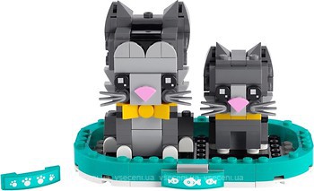 Фото LEGO BrickHeadz Короткошерстные коты (40441)