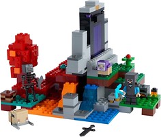 Фото LEGO Minecraft Зруйнований портал (21172)