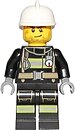 Фото LEGO City Firefighter - Male, Reflective Stripes with Utility Belt (cty0696)