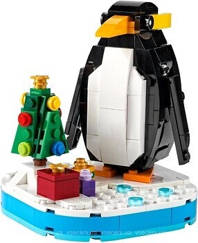Фото LEGO Різдвяний пінгвін (40498)