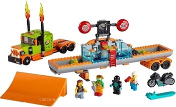 Фото LEGO City Вантажівка для шоу каскадерів (60294)