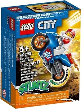 Фото LEGO City Реактивний трюковий мотоцикл (60298)