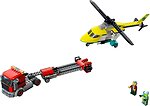 Фото LEGO City Вантажівка для рятувального вертольота (60343)