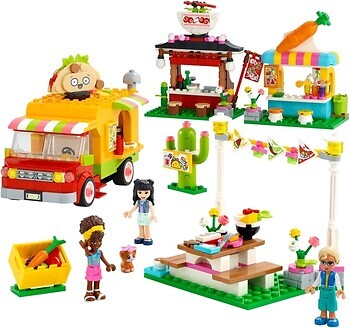 Фото LEGO Friends Ринок вуличної їжі (41701)