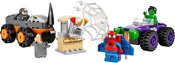 Фото LEGO Marvel Сутичка Халка і Носорога на вантажівках (10782)